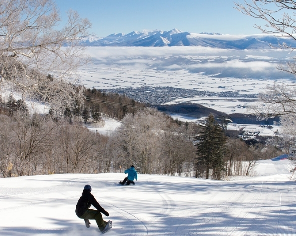 早餐時光→集合前往雪場試裝→分組上課 (五小時課程)→外出用餐
