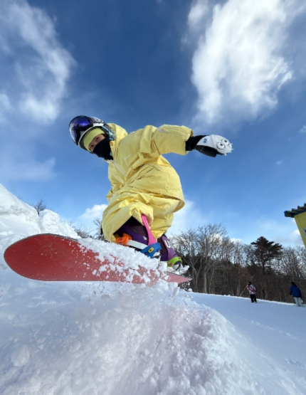 集合前往雪場→分組上課 (五小時課程)