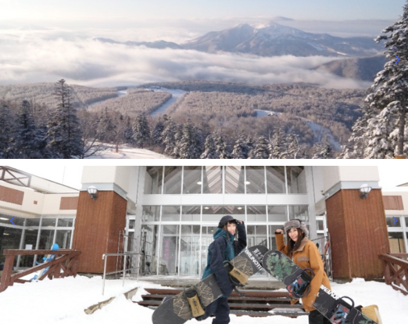 雪場試裝滑雪→分組團體上課(教練課1:6)