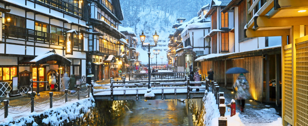 休息日、大家可以一起前往 藏王樹冰、銀山溫泉、天童溫泉觀光 (或可以前往雪場繼續滑雪)