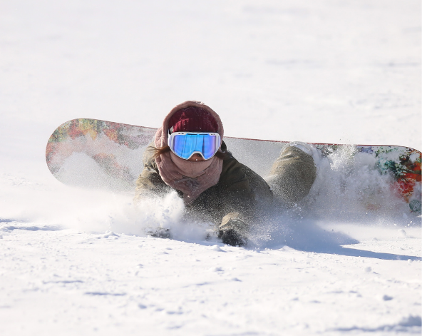 集合前往雪場→團體分組上課(五小時課程)